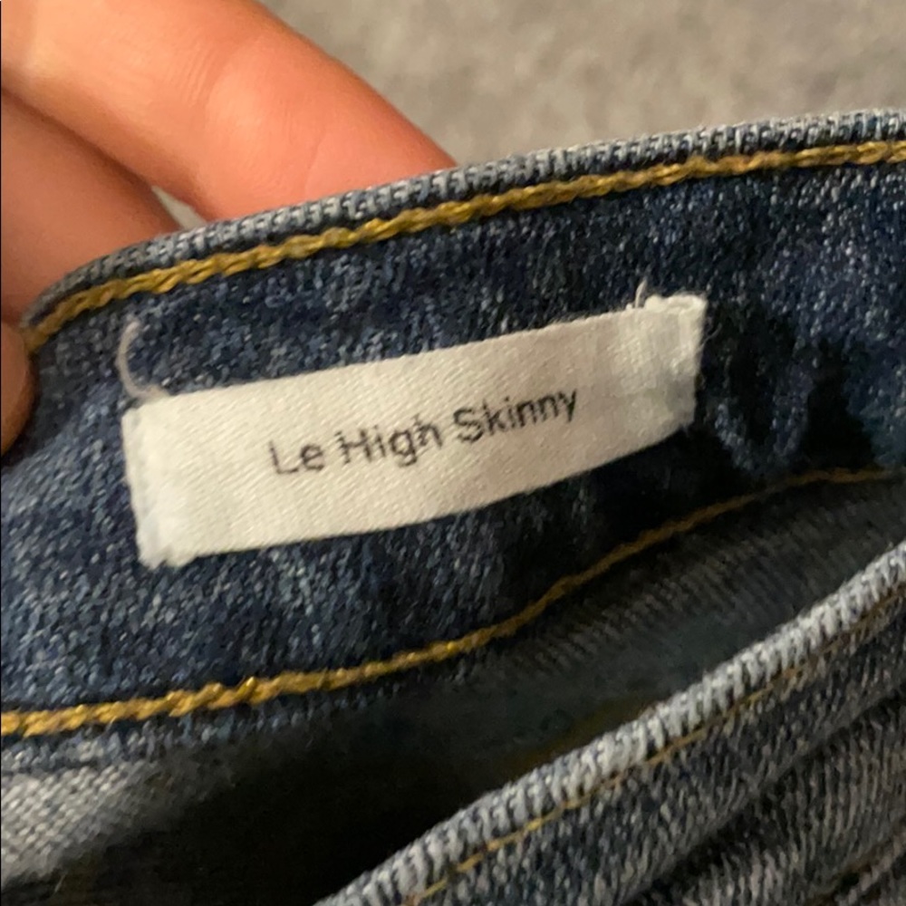Frame Le High Skinny Jeans View 5